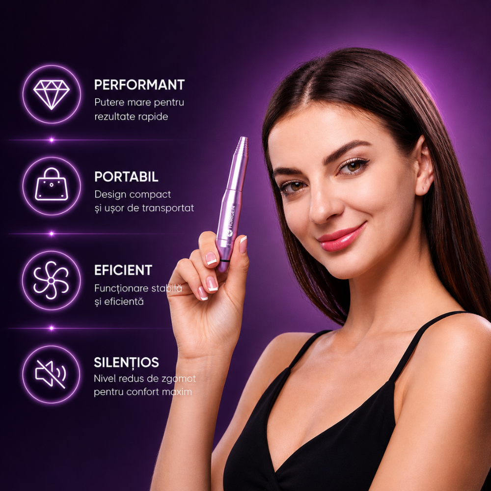 Freza de unghii portabila manichiura-pedichiura, Horigen Nail Star