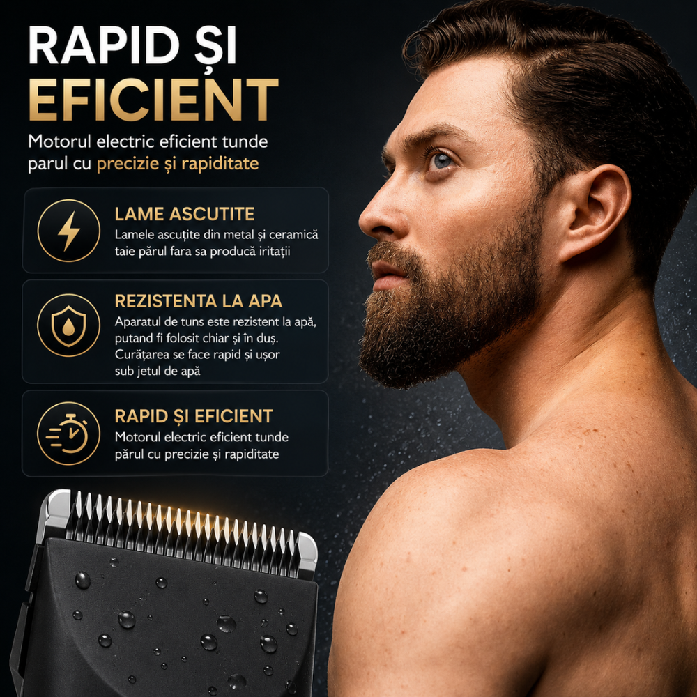 Masina de tuns si aparat de ras FadeBlade Beard Pro