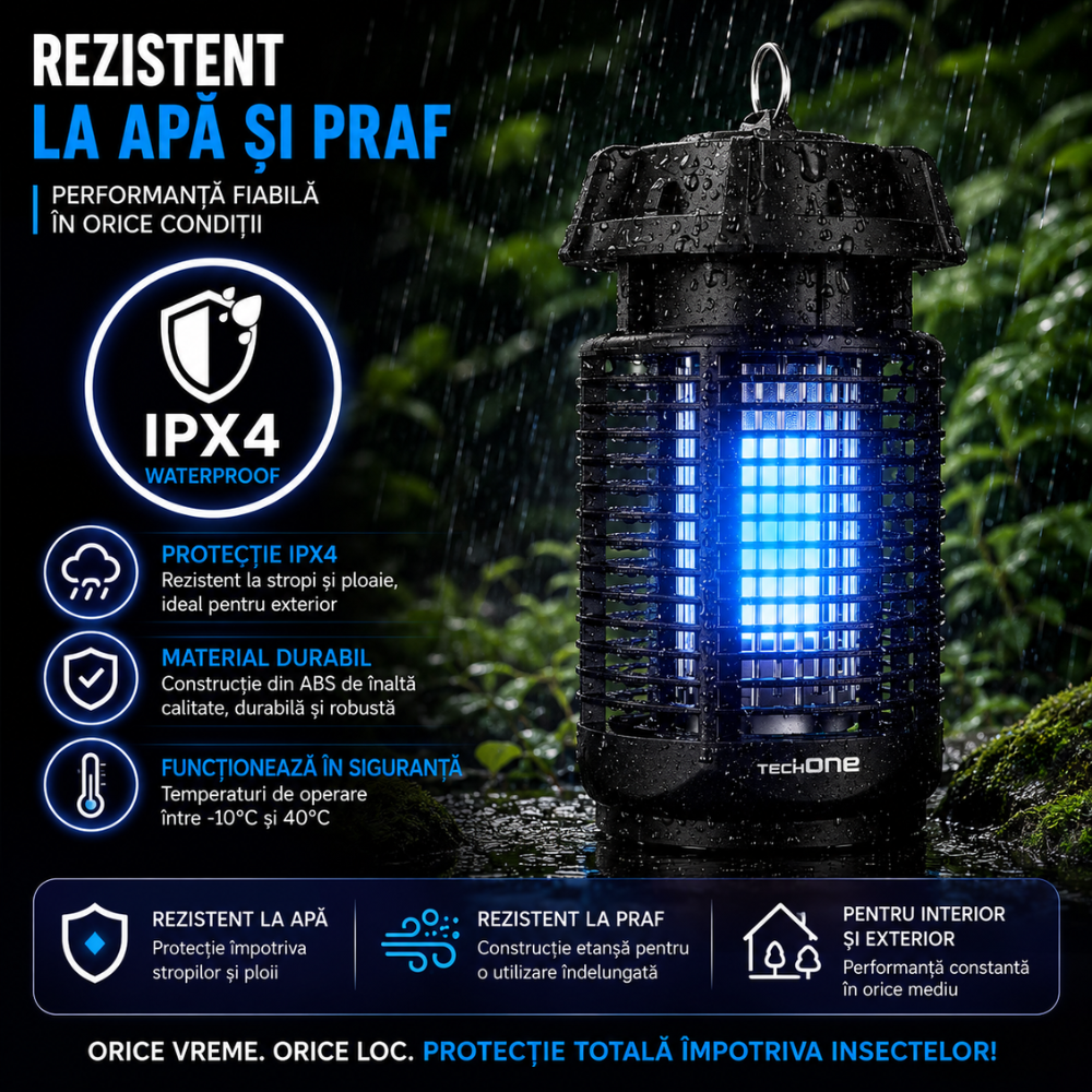 Lampa UV Anti Insecte Techone Pest Killer