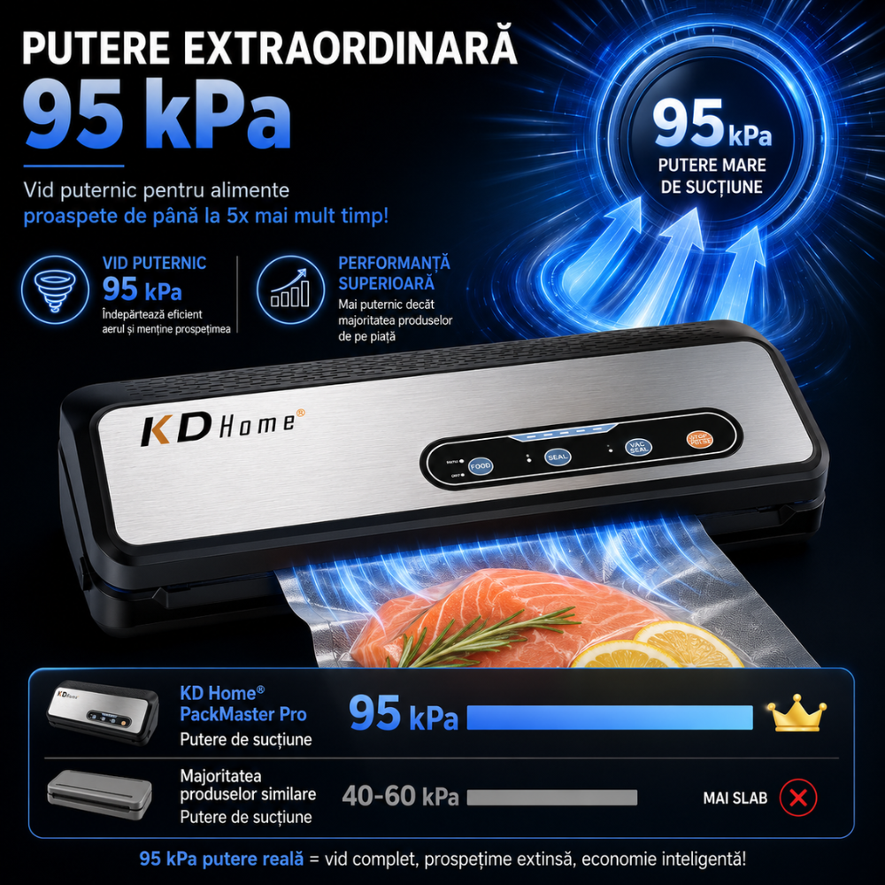 Aparat de Vidat Alimente KD Home PackMaster Pro
