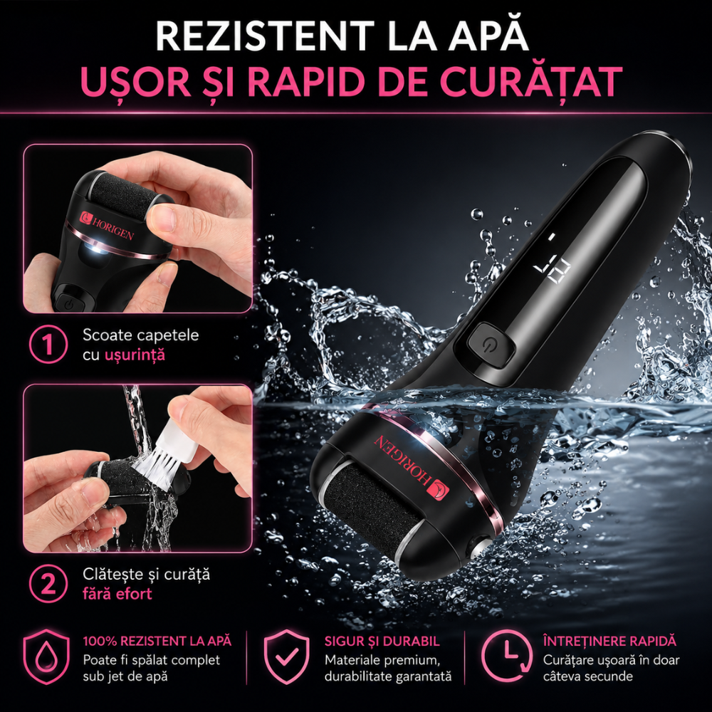 Set Pila Electrica Horigen V-605 Pentru Talpi Si Calcaie