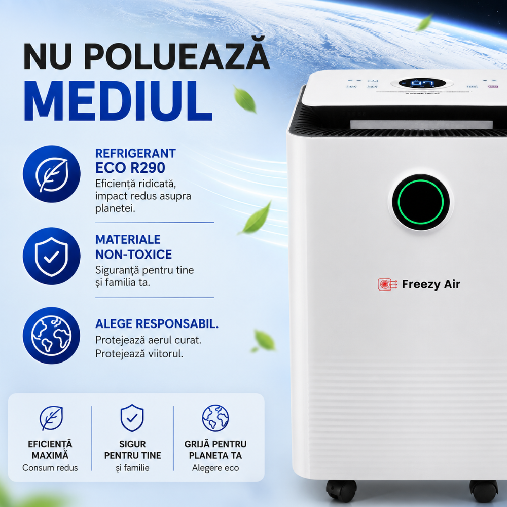 Dezumidificator si purificator aer Freezy Air Dry Pro 12L