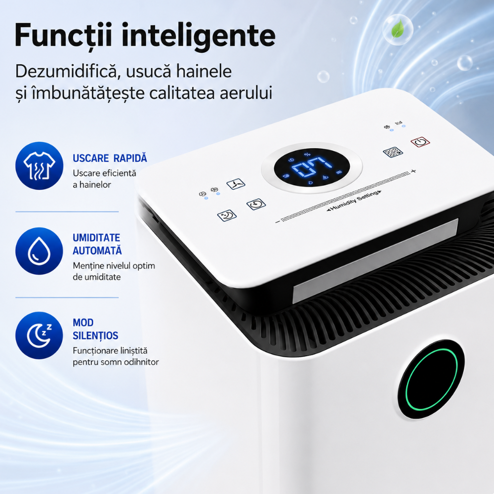 Dezumidificator si purificator aer Freezy Air Dry Pro 12L