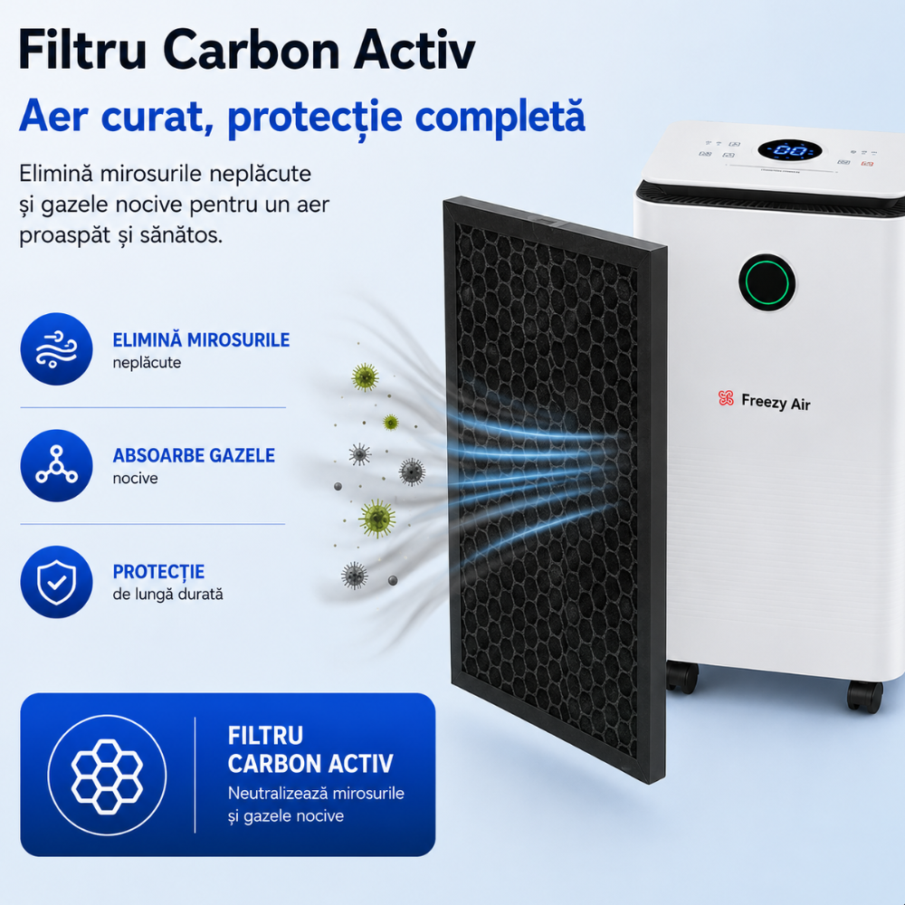 Dezumidificator si purificator aer Freezy Air Dry Pro 12L