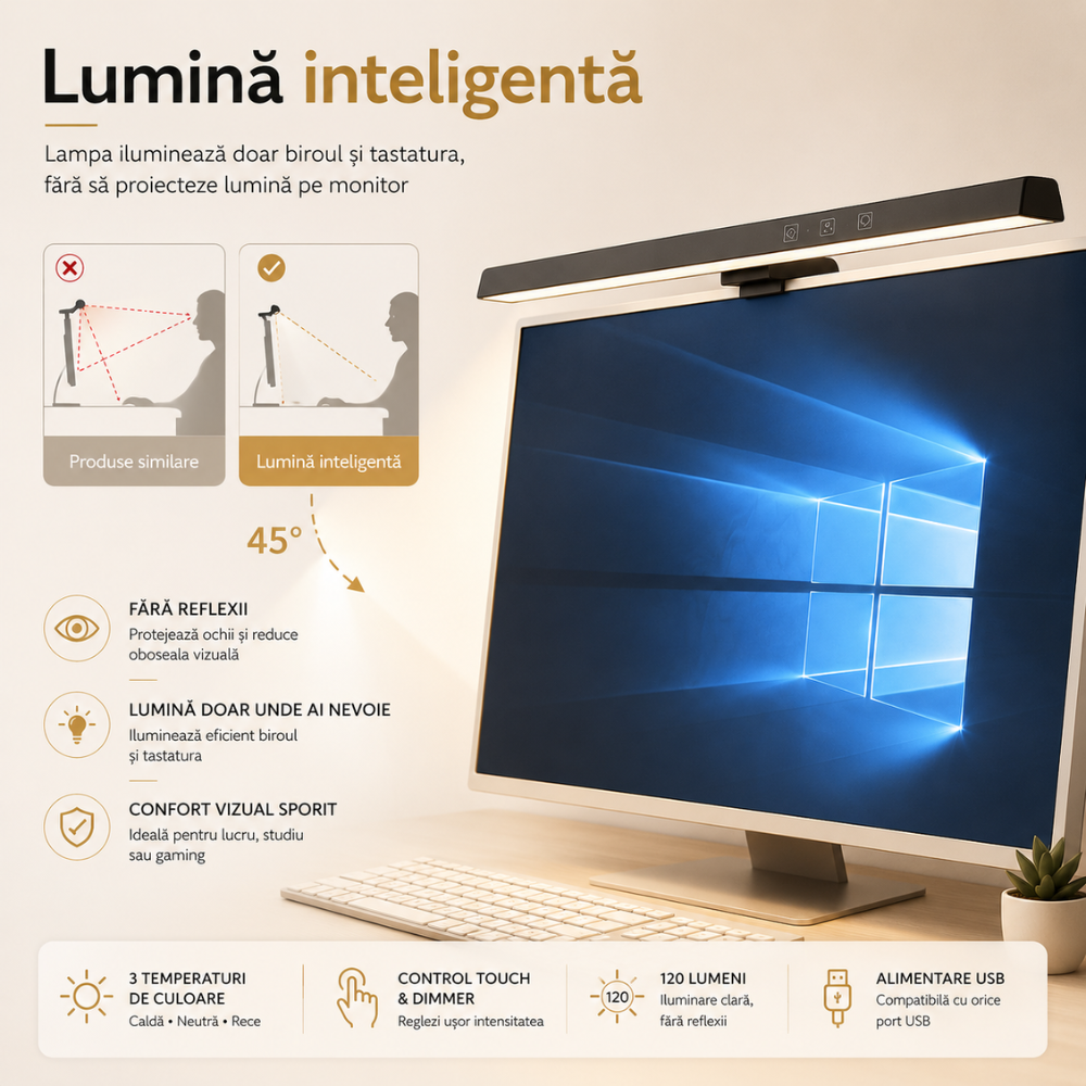Lampa pentru monitor Huerler iGlass Pro