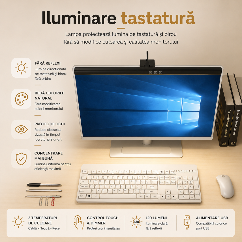Lampa pentru monitor Huerler iGlass Pro