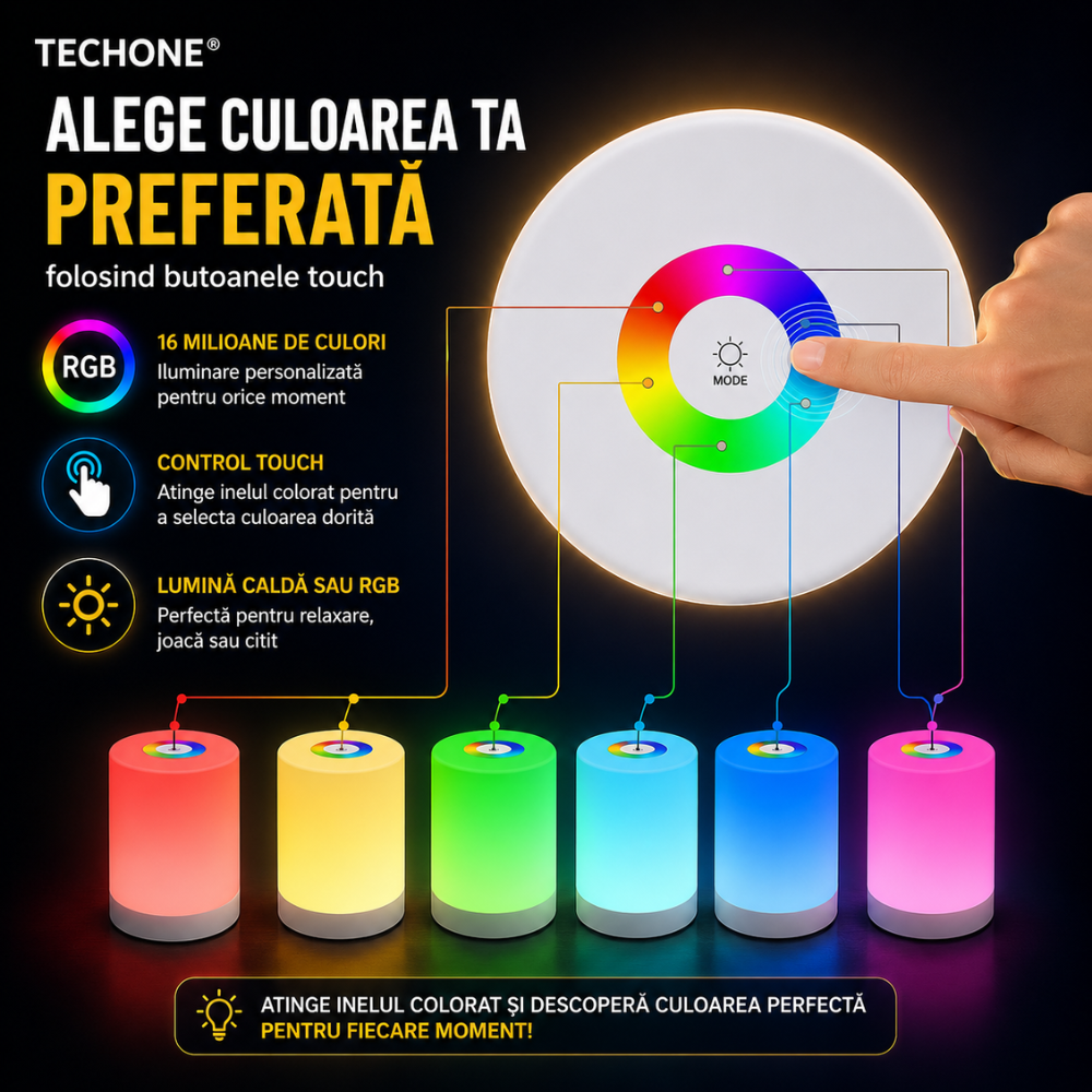 Lampa de Veghe Copii Techone Night buddy