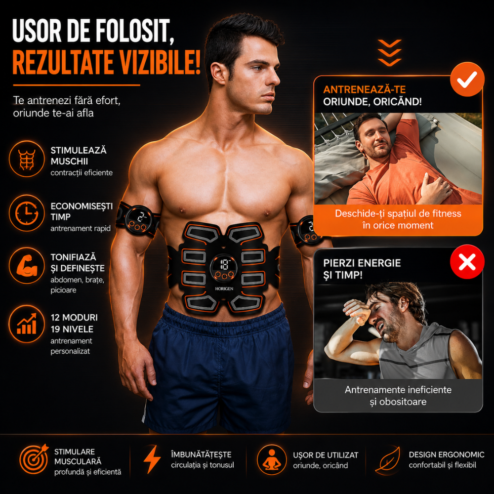 Aparat Electrostimulare Horigen Body Fit