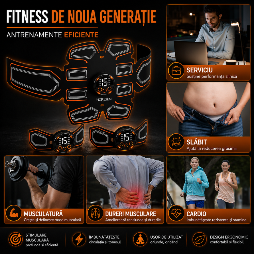 Aparat Electrostimulare Horigen Body Fit