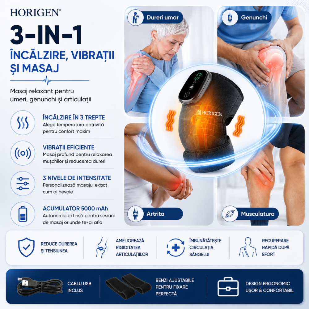 Aparat Pentru Masaj Genunchi si Umeri Horigen Knee Master