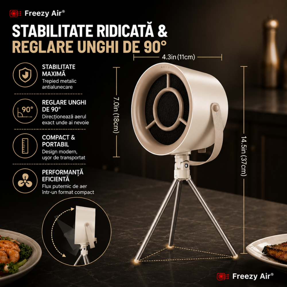 Hota Portabila Cu Filtru Carbon Fara Evacuare Freezy Air AirPure Pro