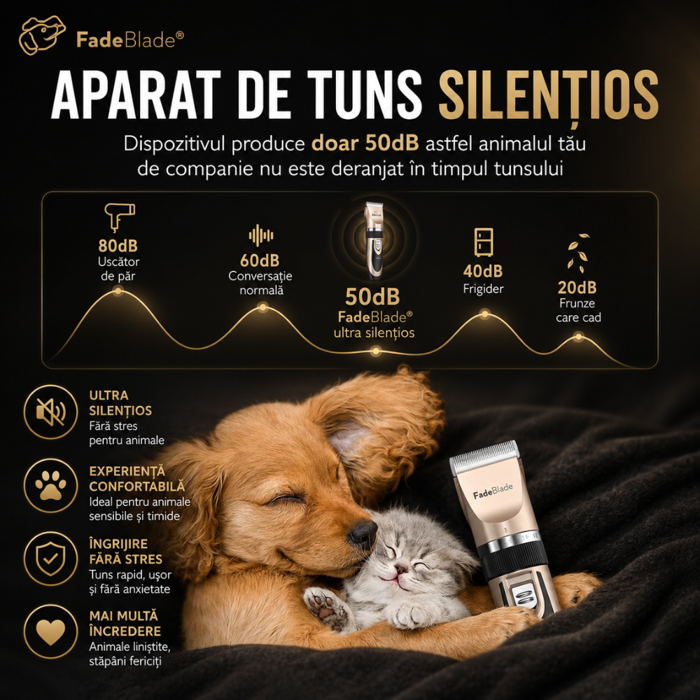 Masina Tuns Animale FadeBlade Friendly Trim