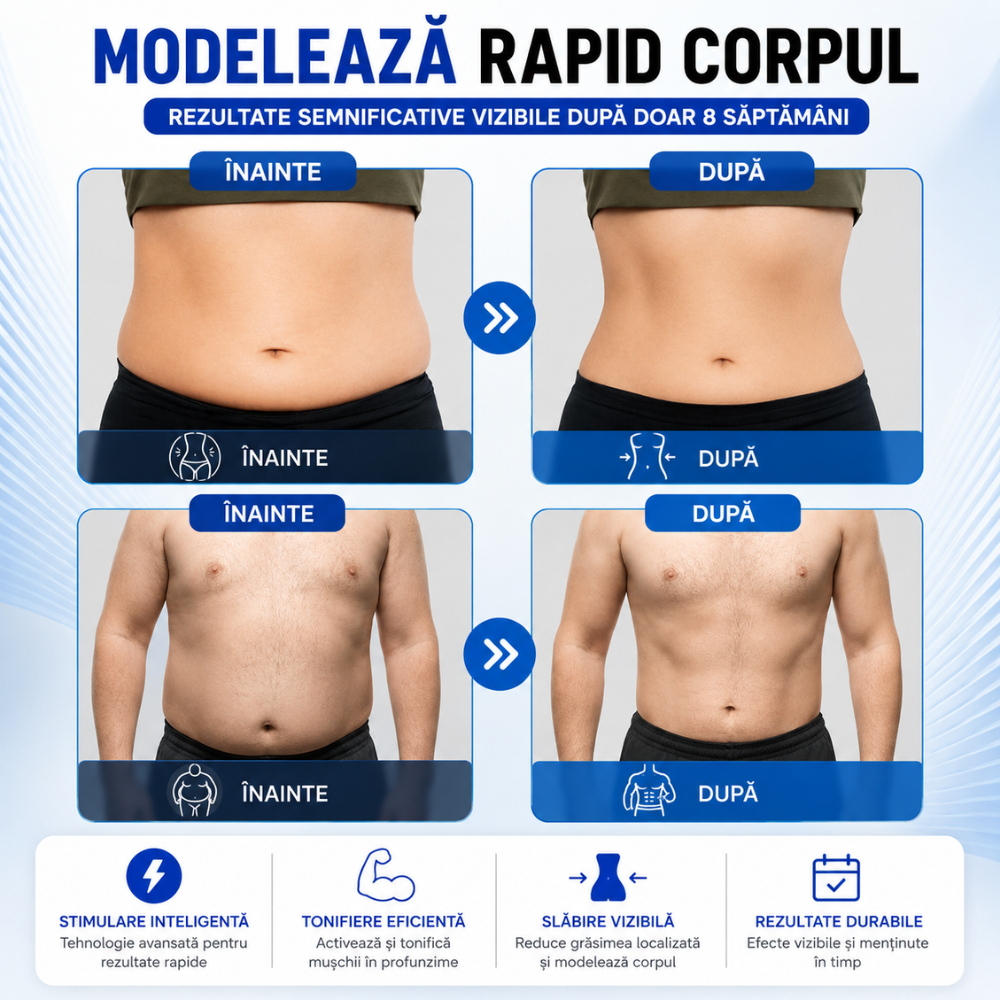 Centura Electrostimulare Abdomen Horigen Abs Fit