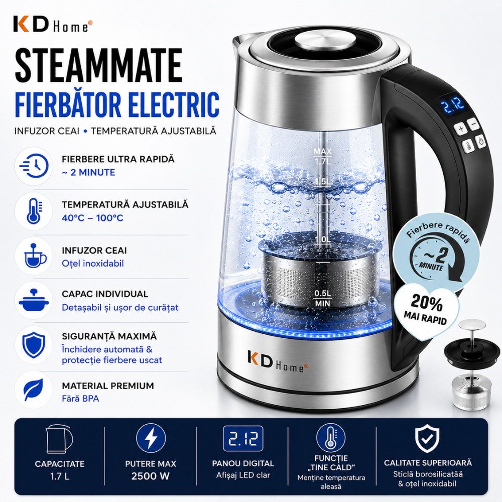 Fierbator Electric KD Home SteamMate
