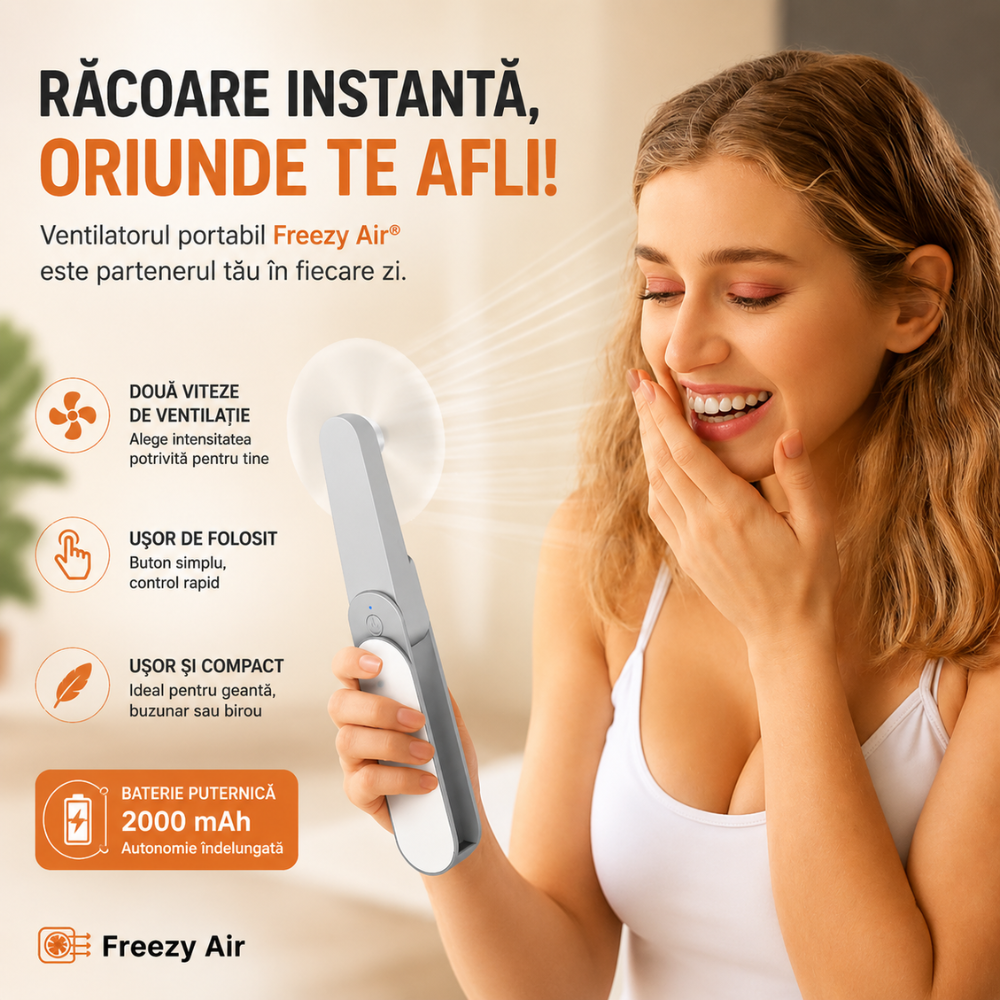 Ventilator Portabil De Mana Freezy Air AeroClip