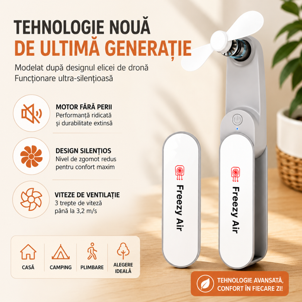 Ventilator Portabil De Mana Freezy Air AeroClip