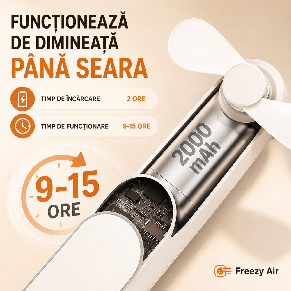 Ventilator Portabil De Mana Freezy Air AeroClip
