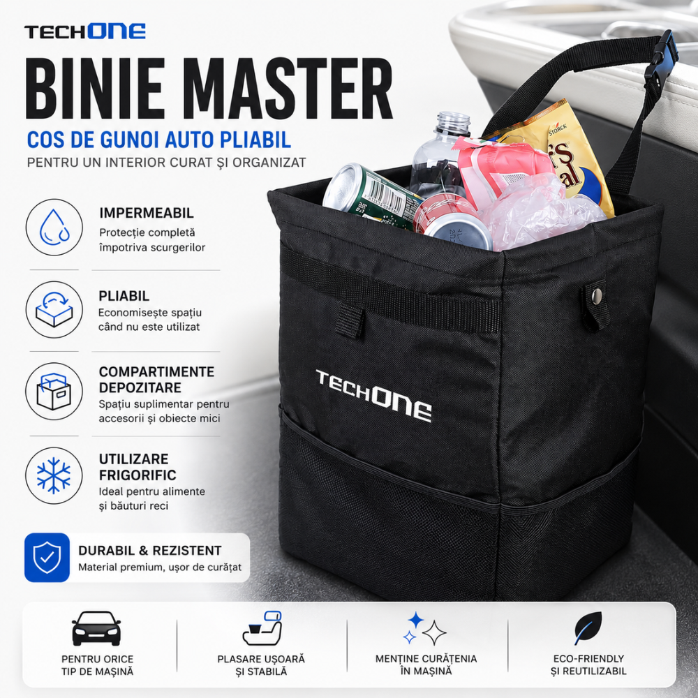 Cos de gunoi auto Techone Binie Master