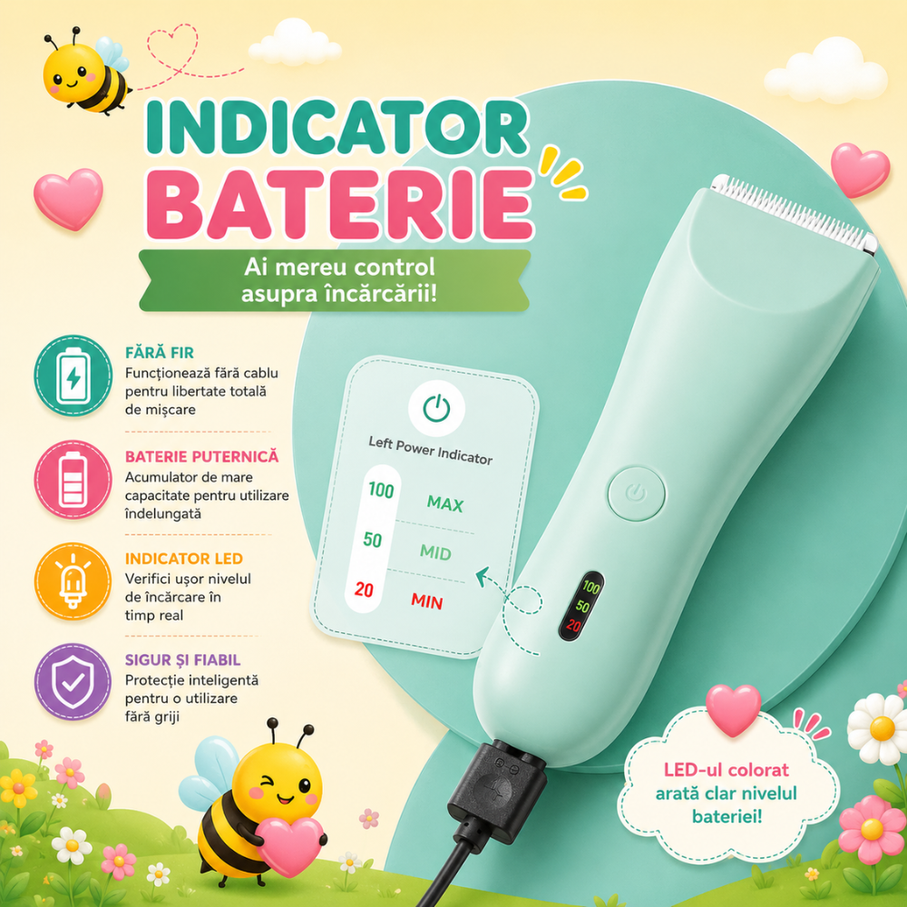 Masina De Tuns Bebelusi si Copii Horigen Baby Bee