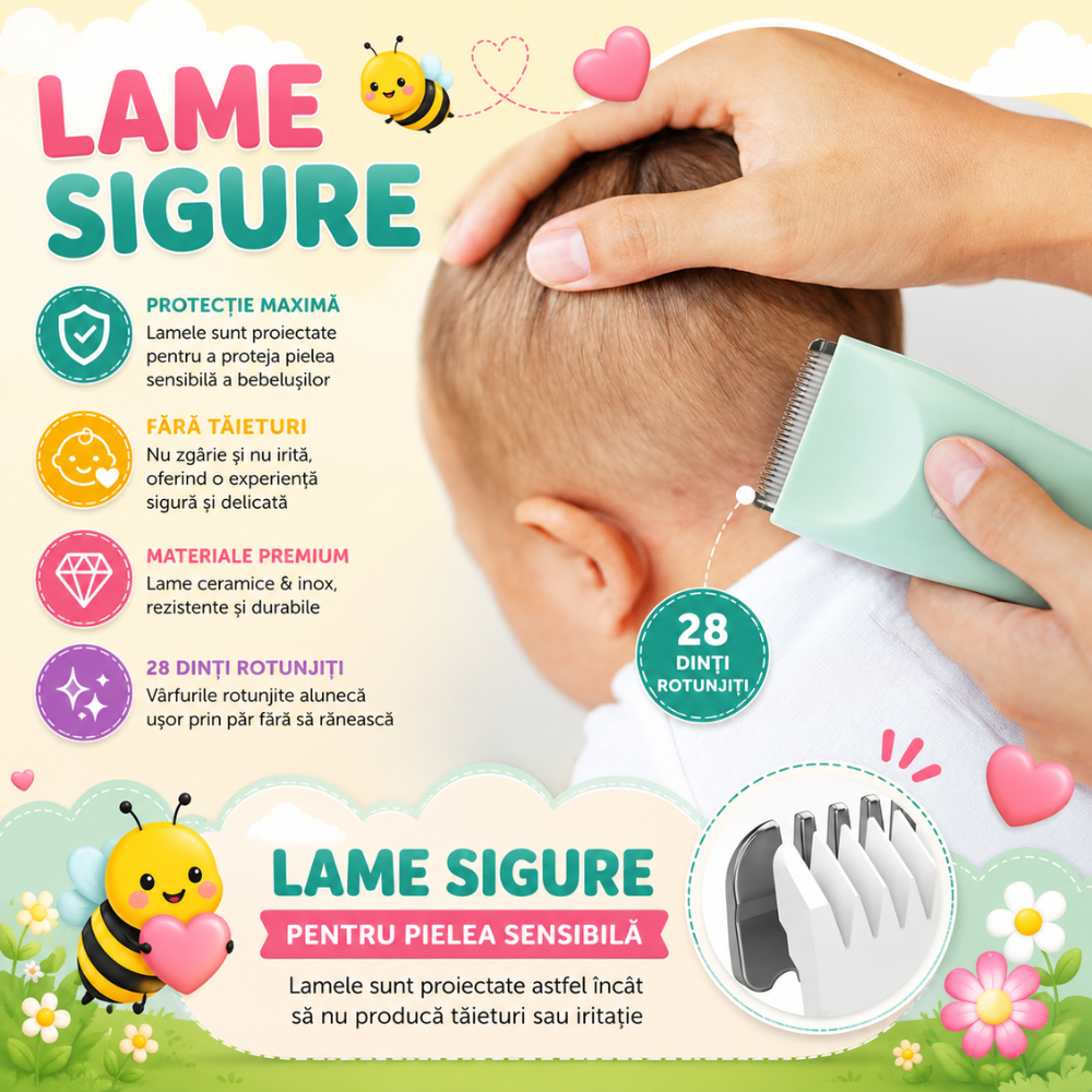 Masina De Tuns Bebelusi si Copii Horigen Baby Bee