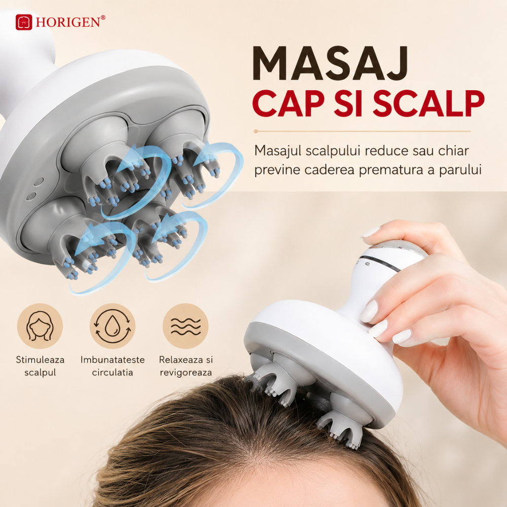 Aparat Masaj Cap Horigen Head Relax