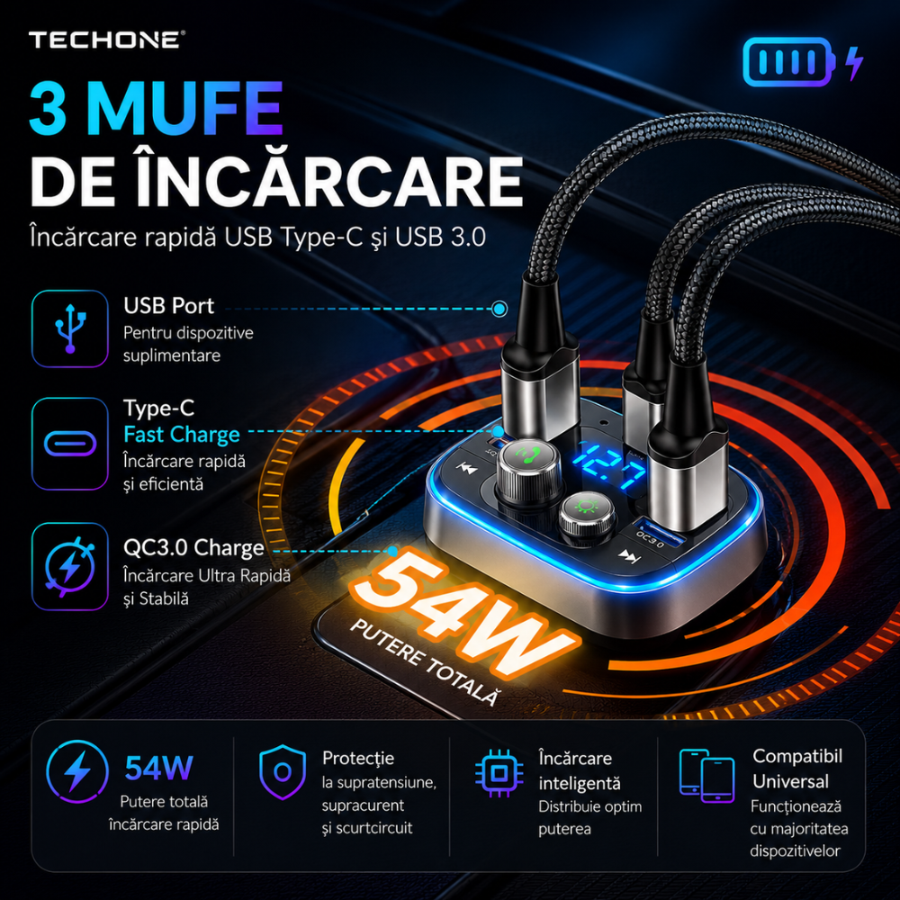 Modulator FM Auto Techone DriveTune Pro