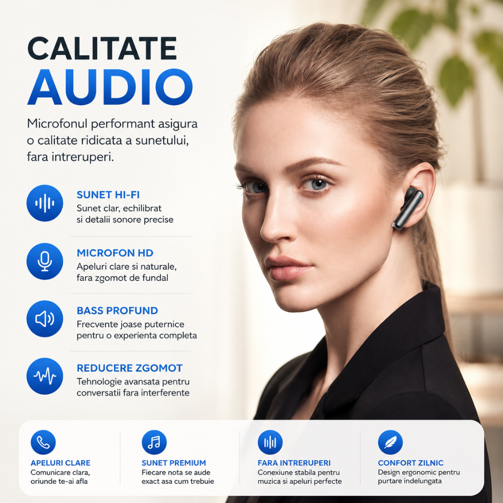 Casti wireless audio profesionale Oddloops T39