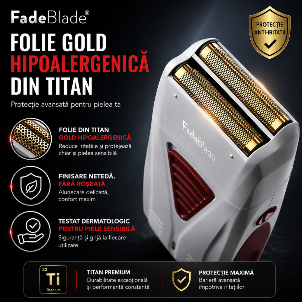 Aparat de Ras Electric FadeBlade Andia, Alb