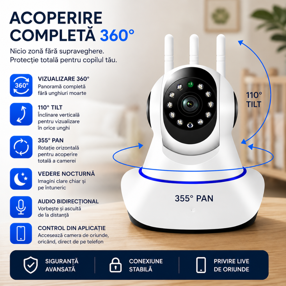 Baby Monitor Wireless Loosafe Hawkie
