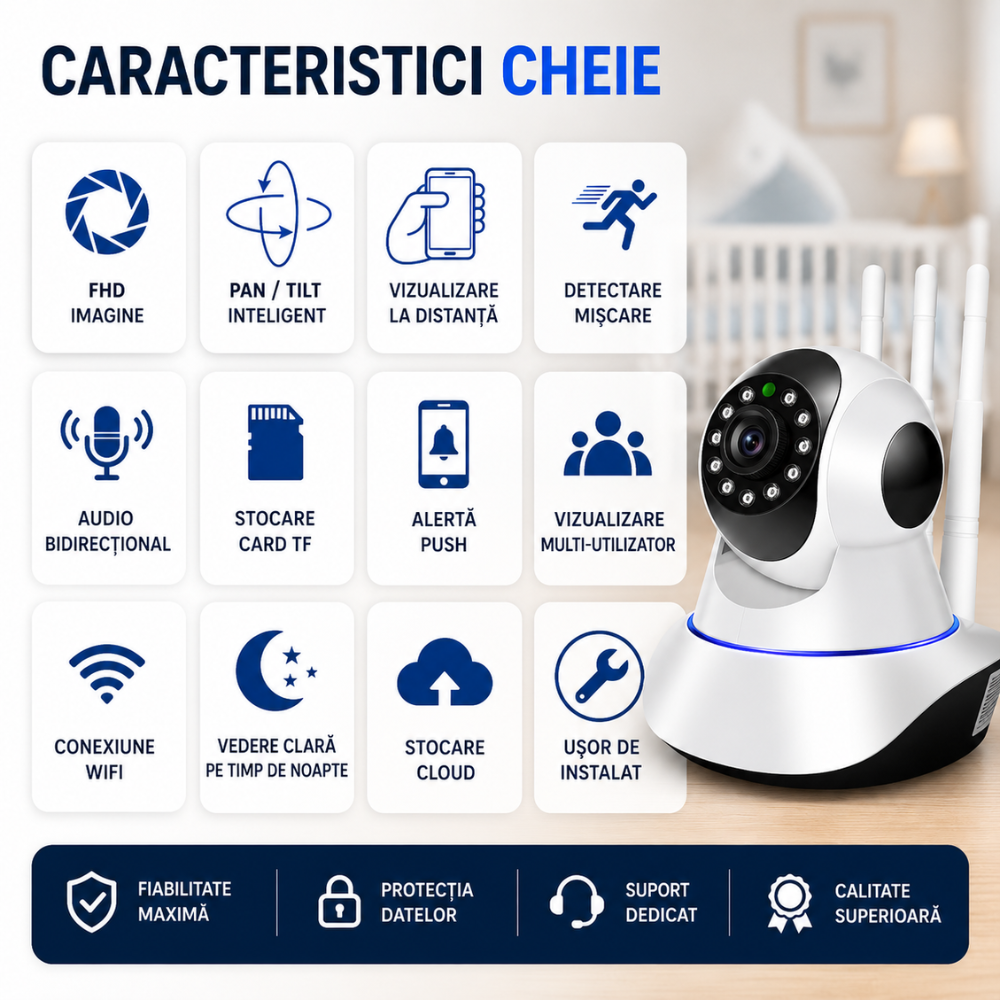 Baby Monitor Wireless Loosafe Hawkie