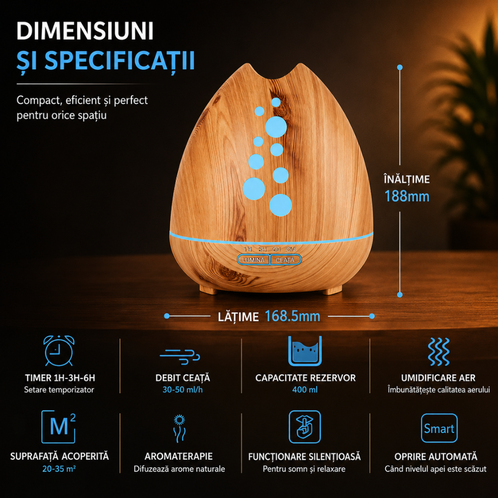 Difuzor aromaterapie KD Home SU-F01