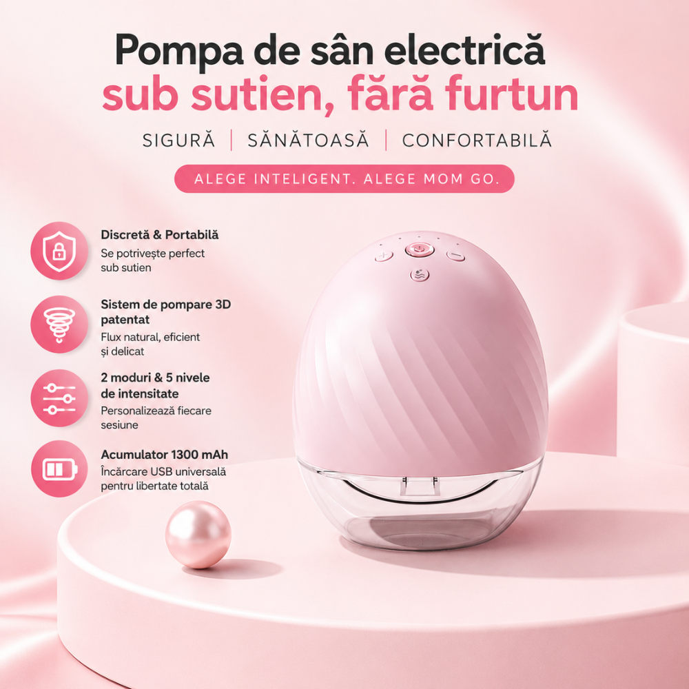 Pompa de san electrica discreta sub sutien Horigen Mom Go