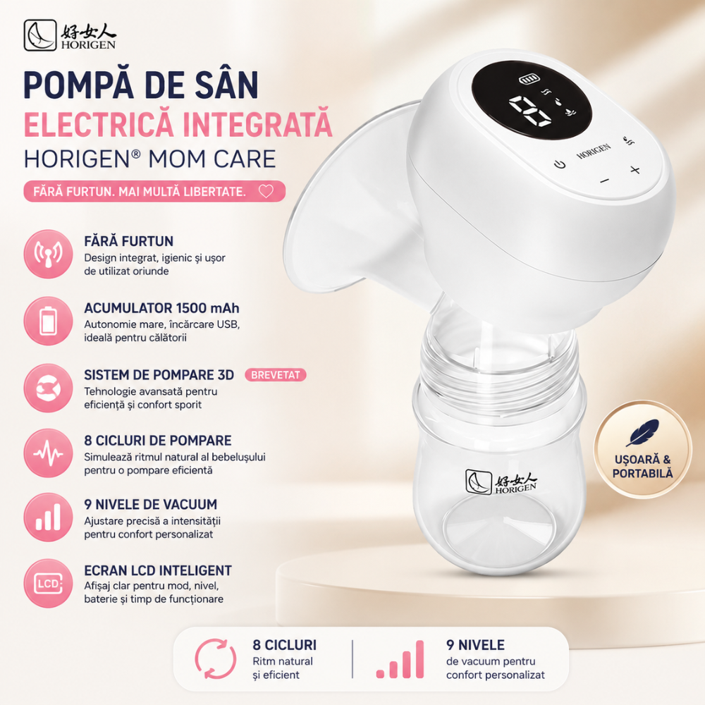 Pompa de san electrica integrata Horigen Mom Care