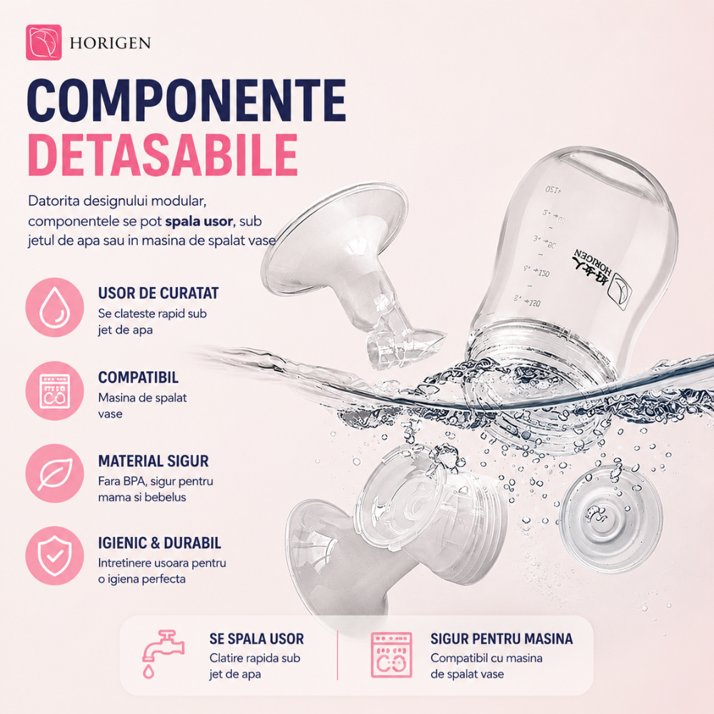 Pompa de san electrica integrata Horigen Mom Care
