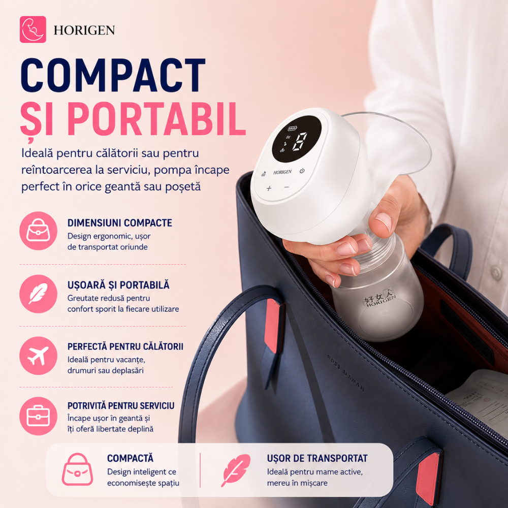 Pompa de san electrica integrata Horigen Mom Care
