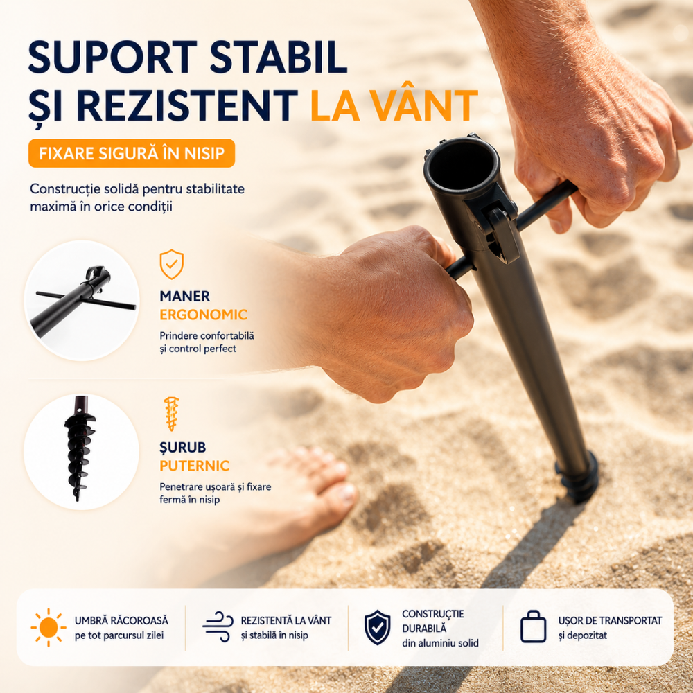 Umbrela de Plaja Freezy Air SunShield