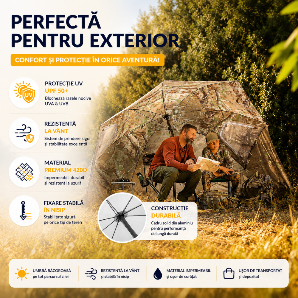 Umbrela de Plaja Freezy Air SunShield
