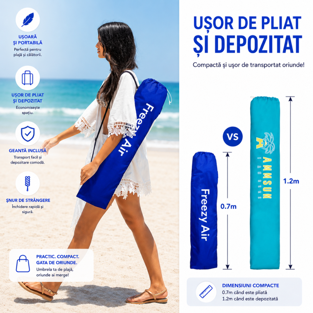 Umbrela de Plaja Freezy Air AquaShade