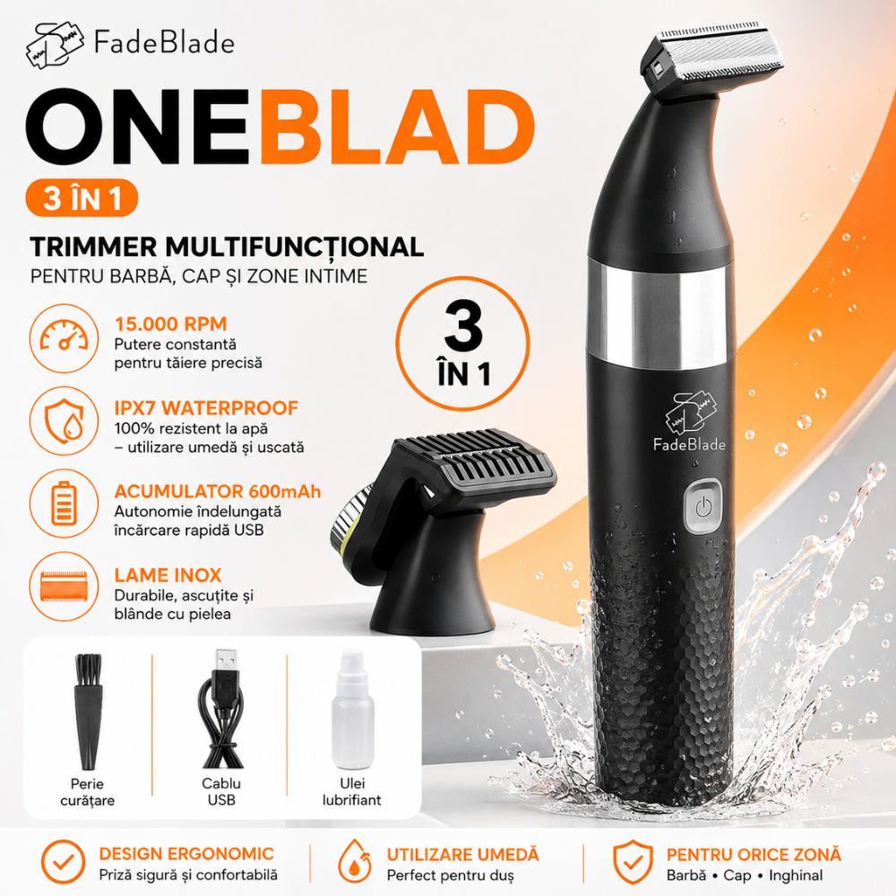 Aparat de Ras Si Tuns FadeBlade OneBlade
