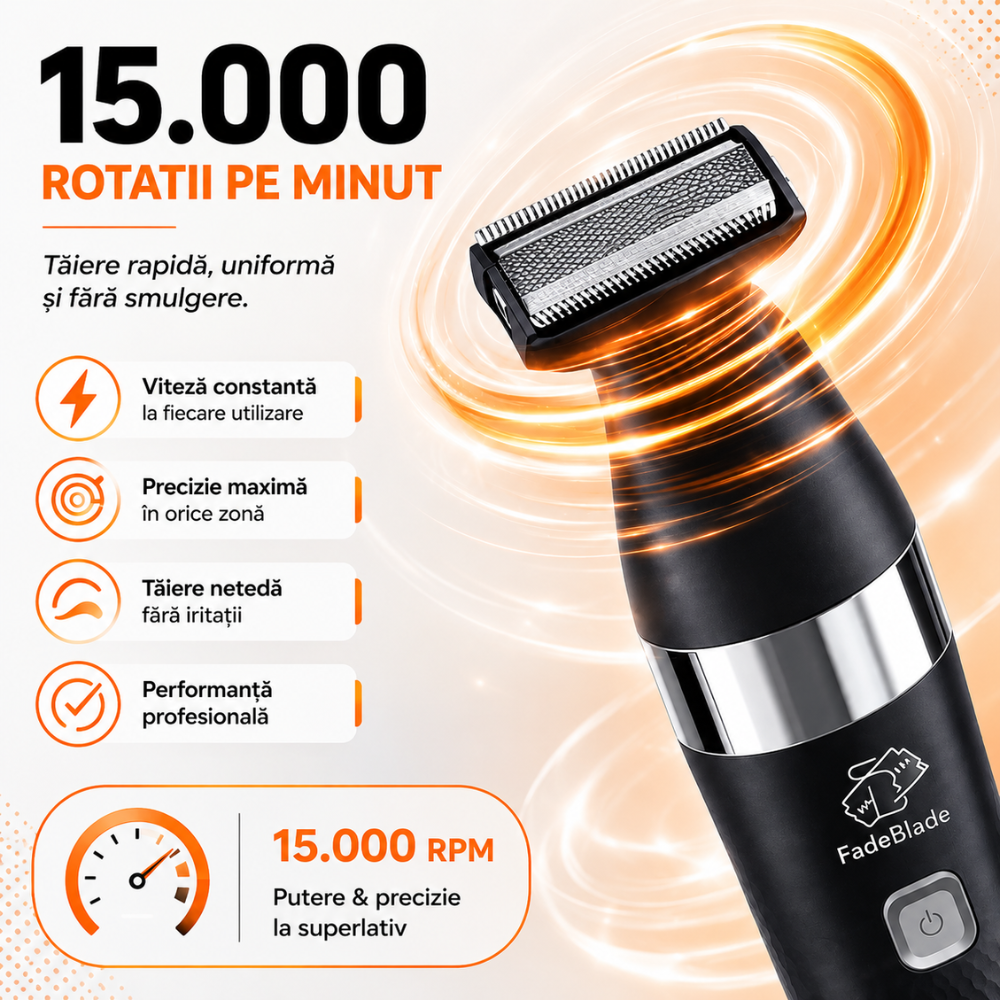 Aparat de Ras Si Tuns FadeBlade OneBlade