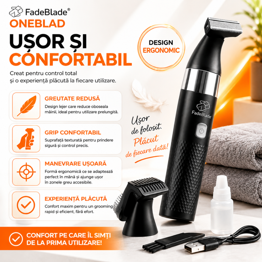 Aparat de Ras Si Tuns FadeBlade OneBlade