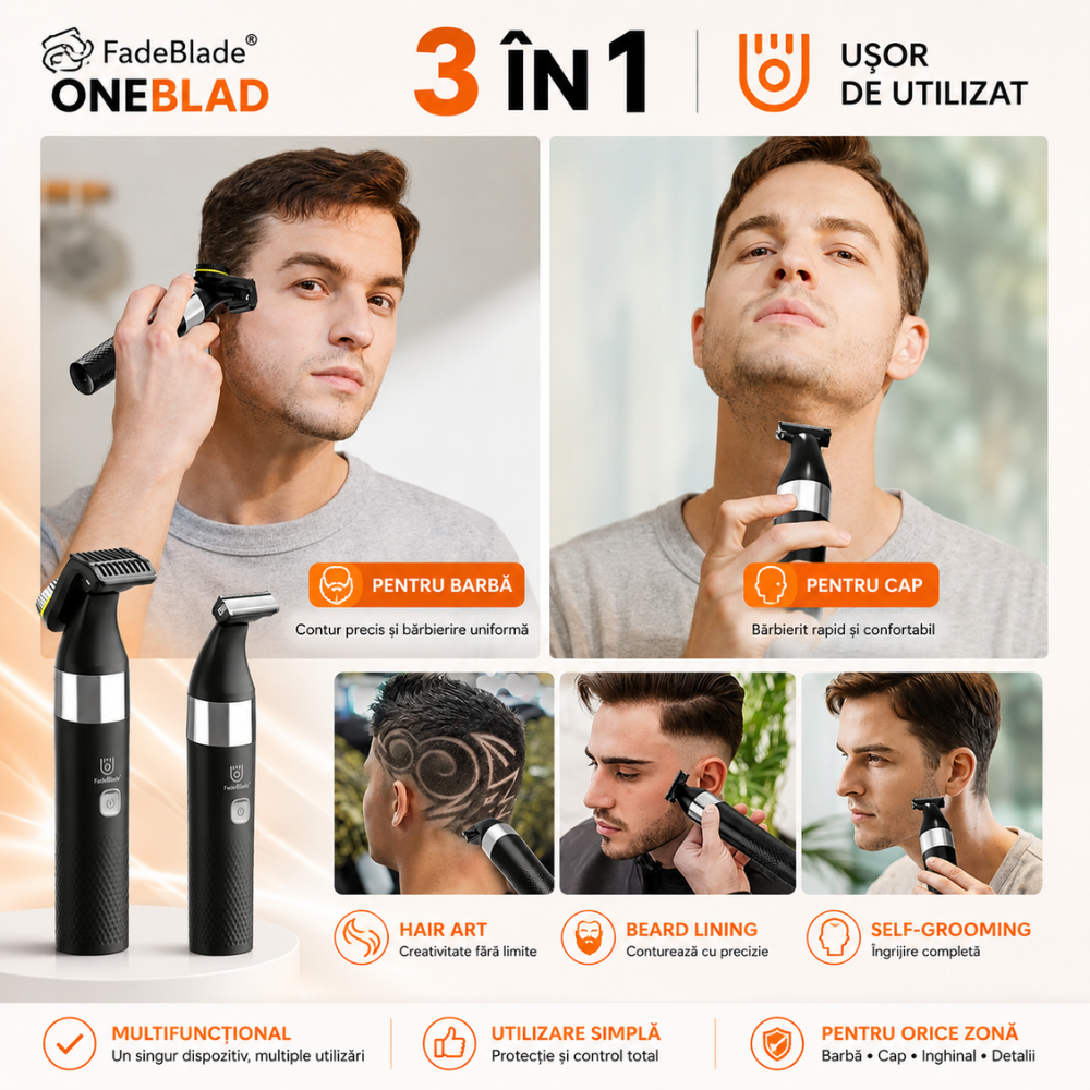 Aparat de Ras Si Tuns FadeBlade OneBlade