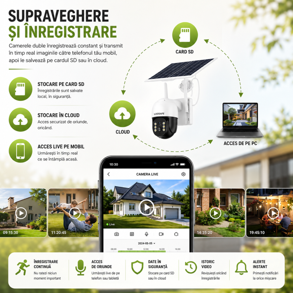 Camera de Supraveghere Solara 4G Loosafe 4GProtect TQ5 Max