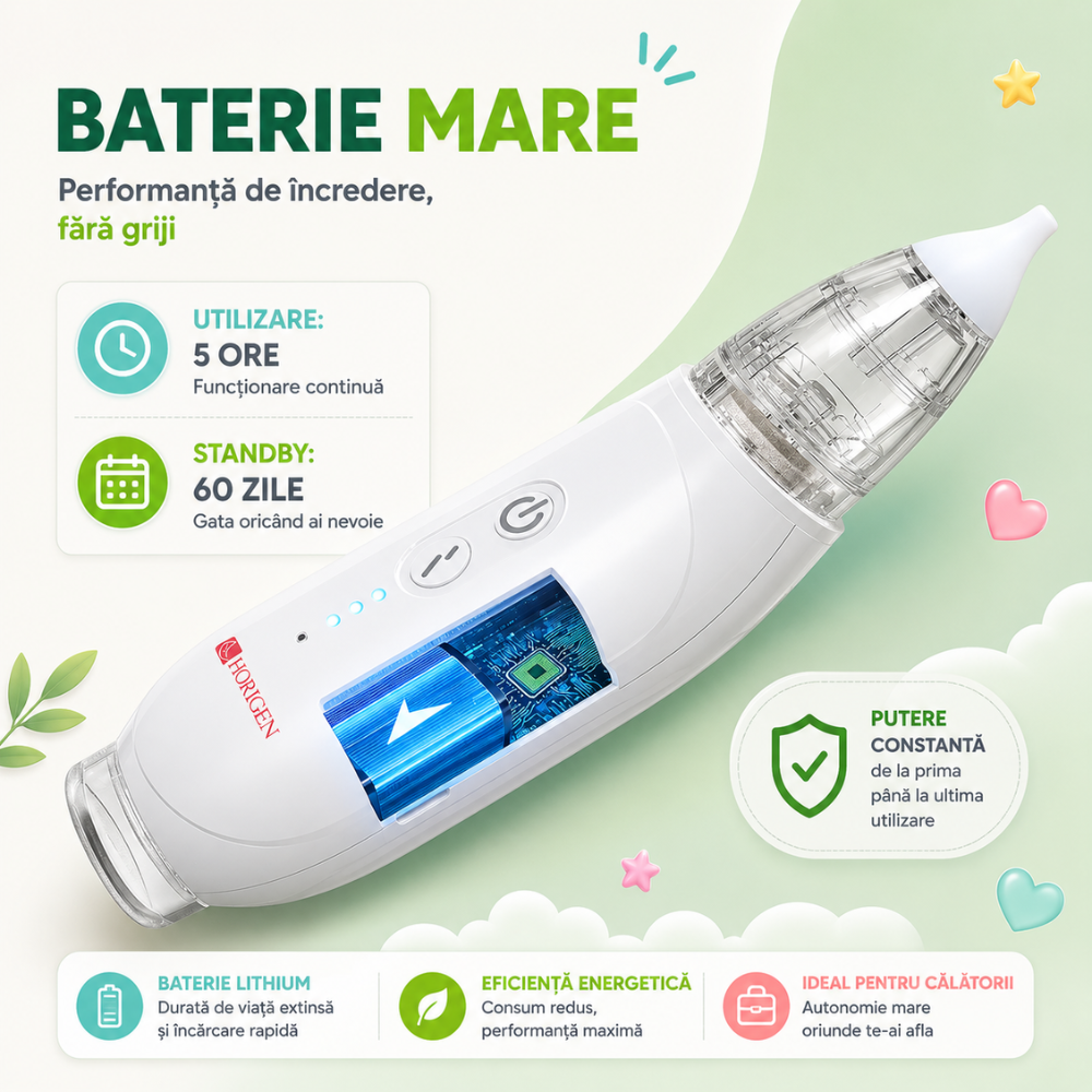 Aspirator nazal electric Horigen Nose Buddy