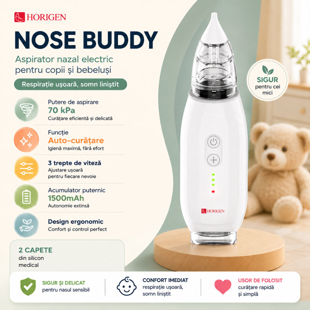 Aspirator nazal electric Horigen Nose Buddy