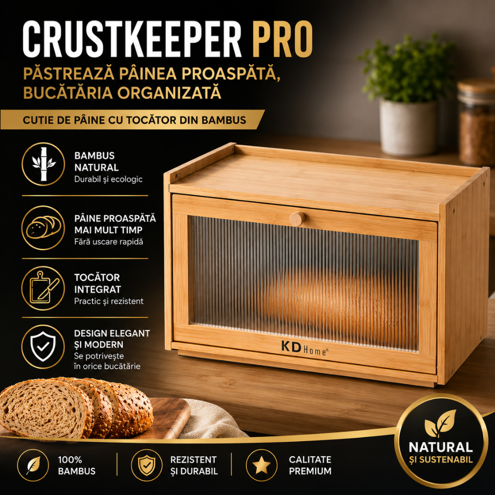 Cutie de Paine cu Tocator KD Home CrustKeeper Pro