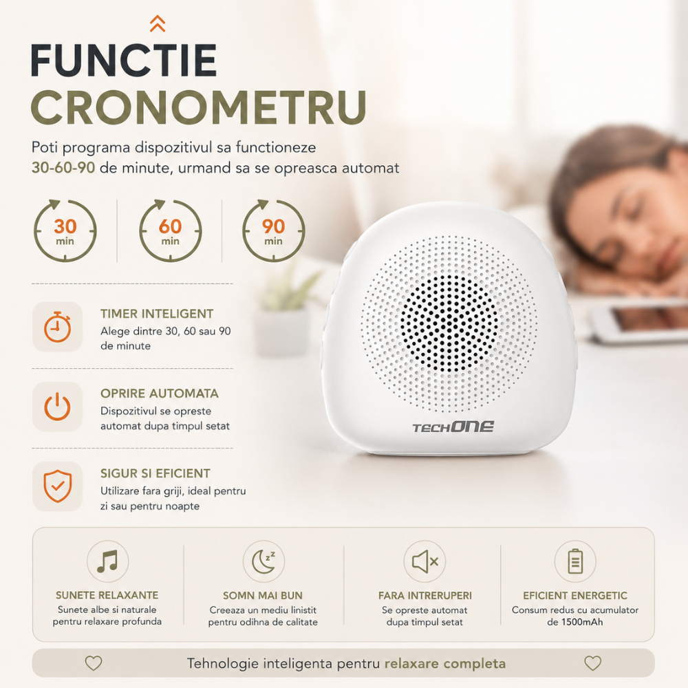 Dispozitiv Sunete Albe Techone W17