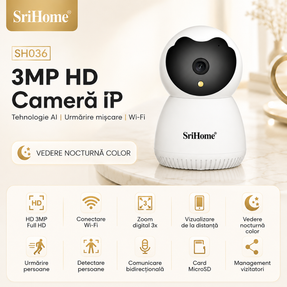 Baby Monitor WIFI SriHome Mini Eye