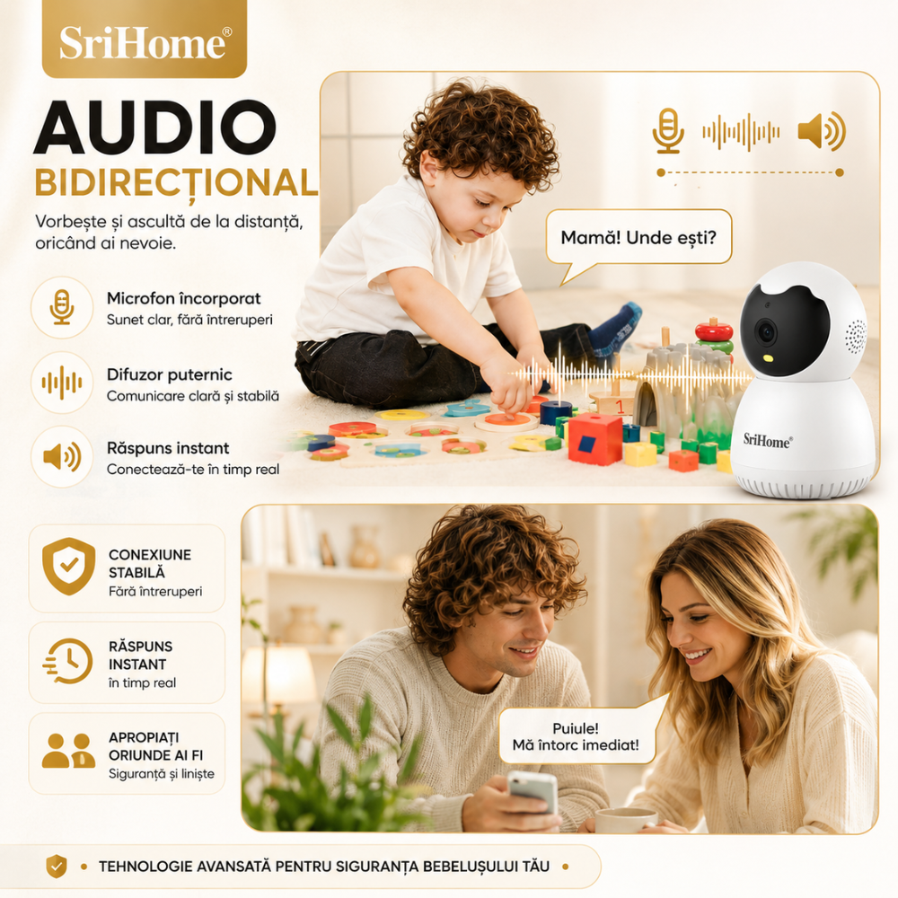 Baby Monitor WIFI SriHome Mini Eye