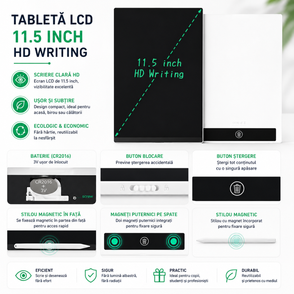 Tableta de scris si desenat Techone 115A 11.5 inch